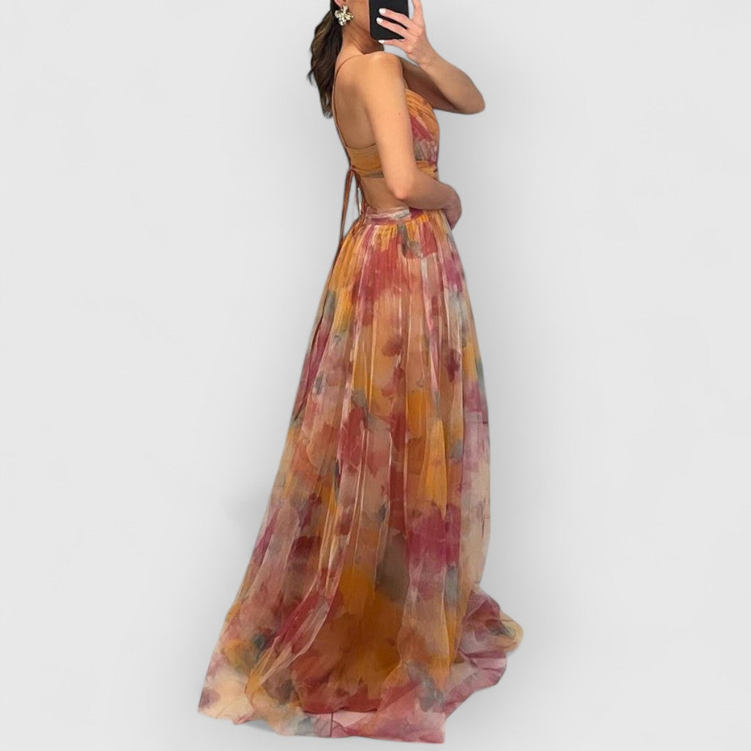 Verity | Maxi Dress with Floral Print