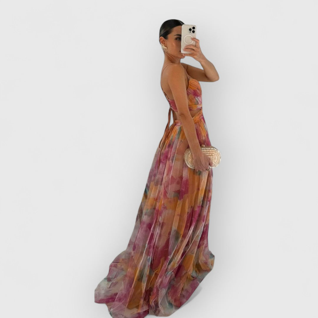 Verity | Maxi Dress with Floral Print