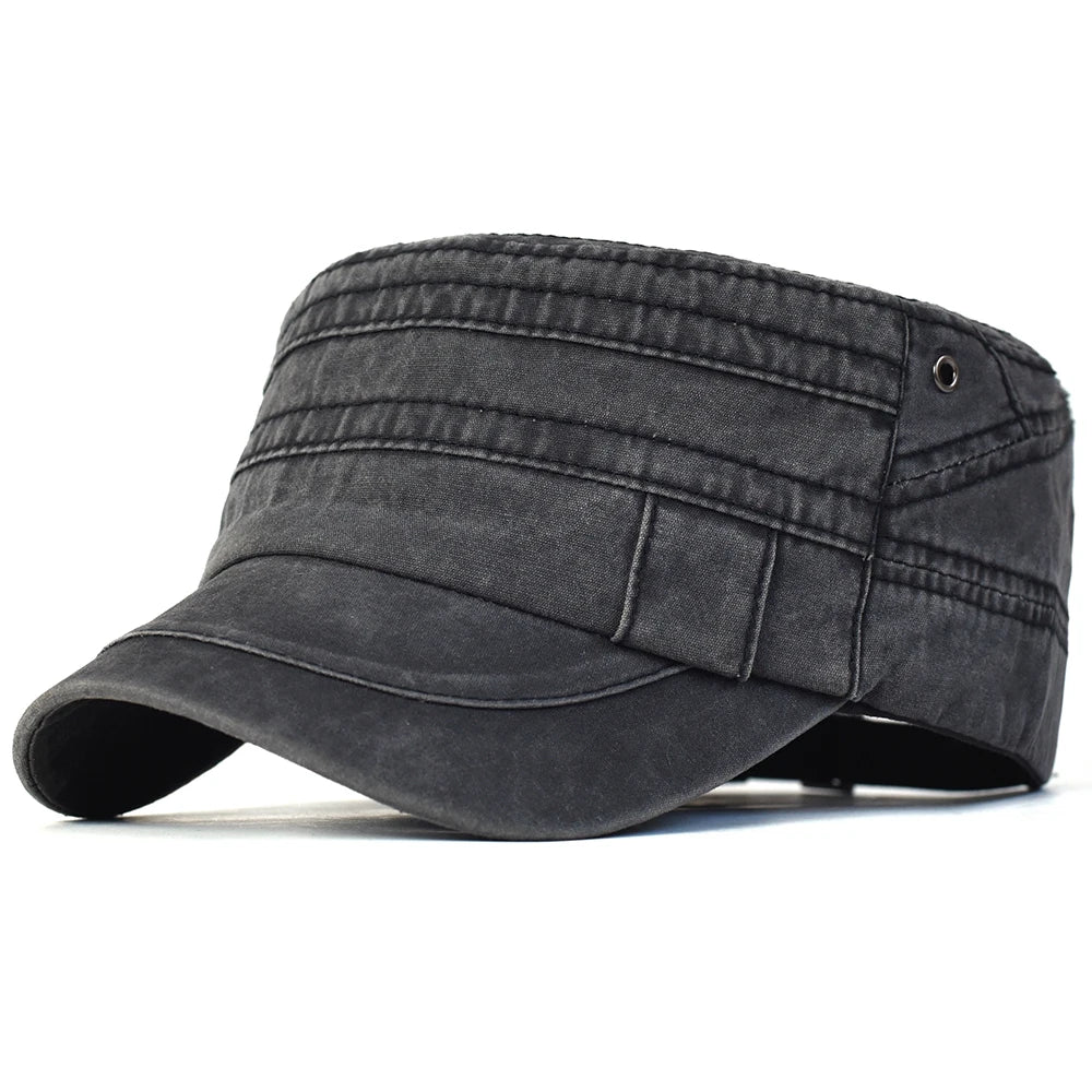 Owen | Durable vintage cap (Black)