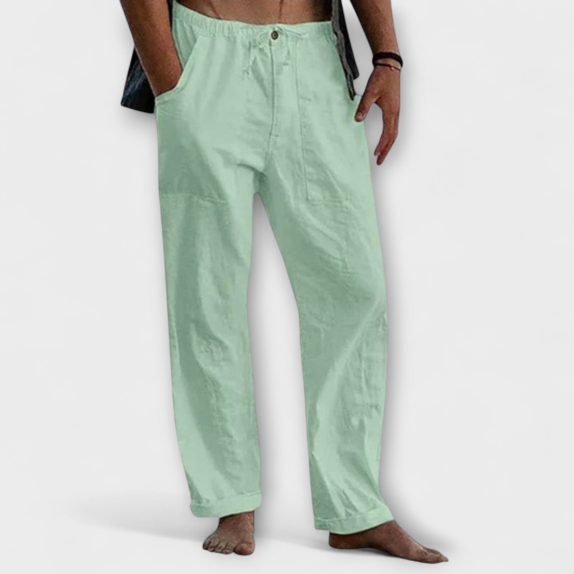 Luca | Effortless Linen Summer Trousers