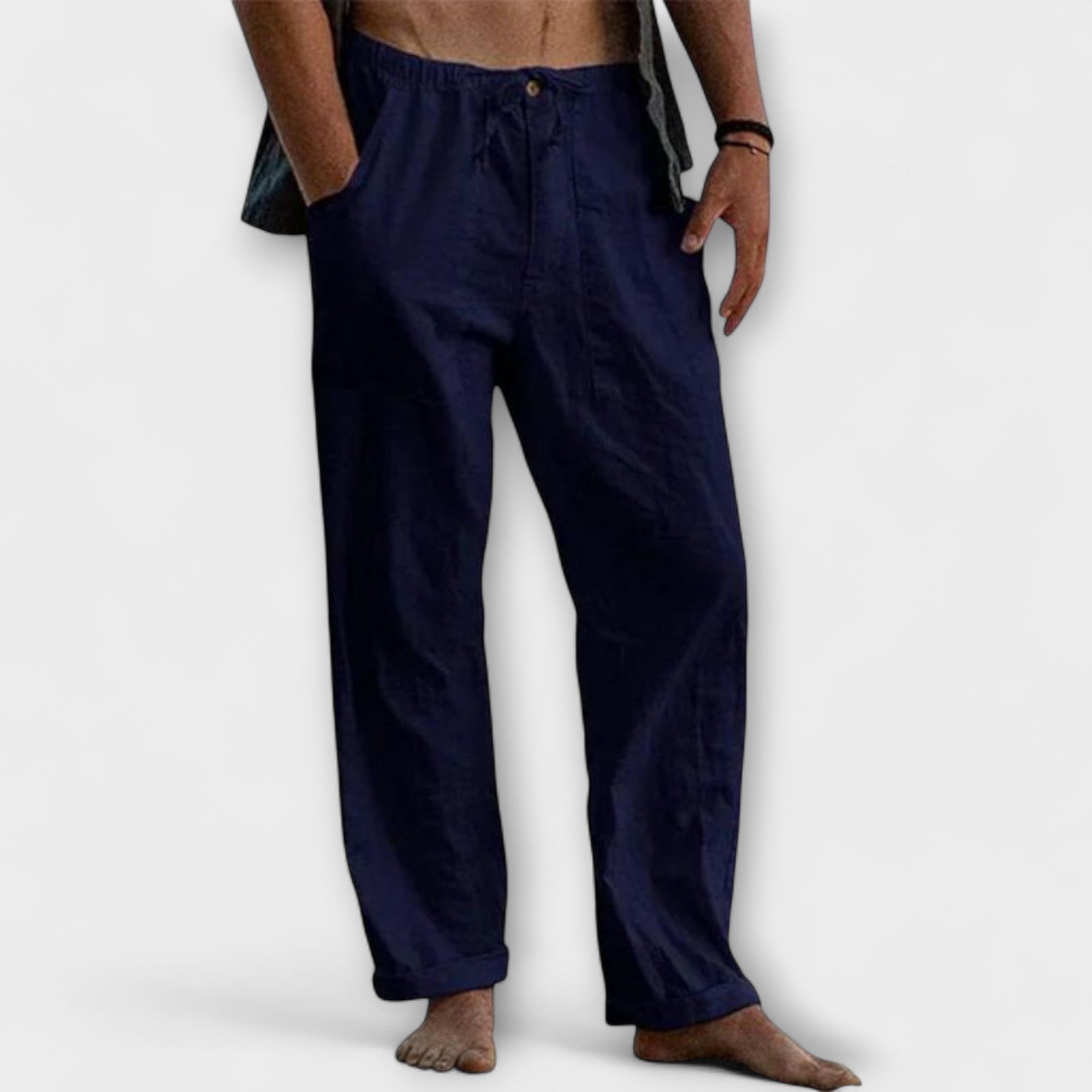 Luca | Effortless Linen Summer Trousers