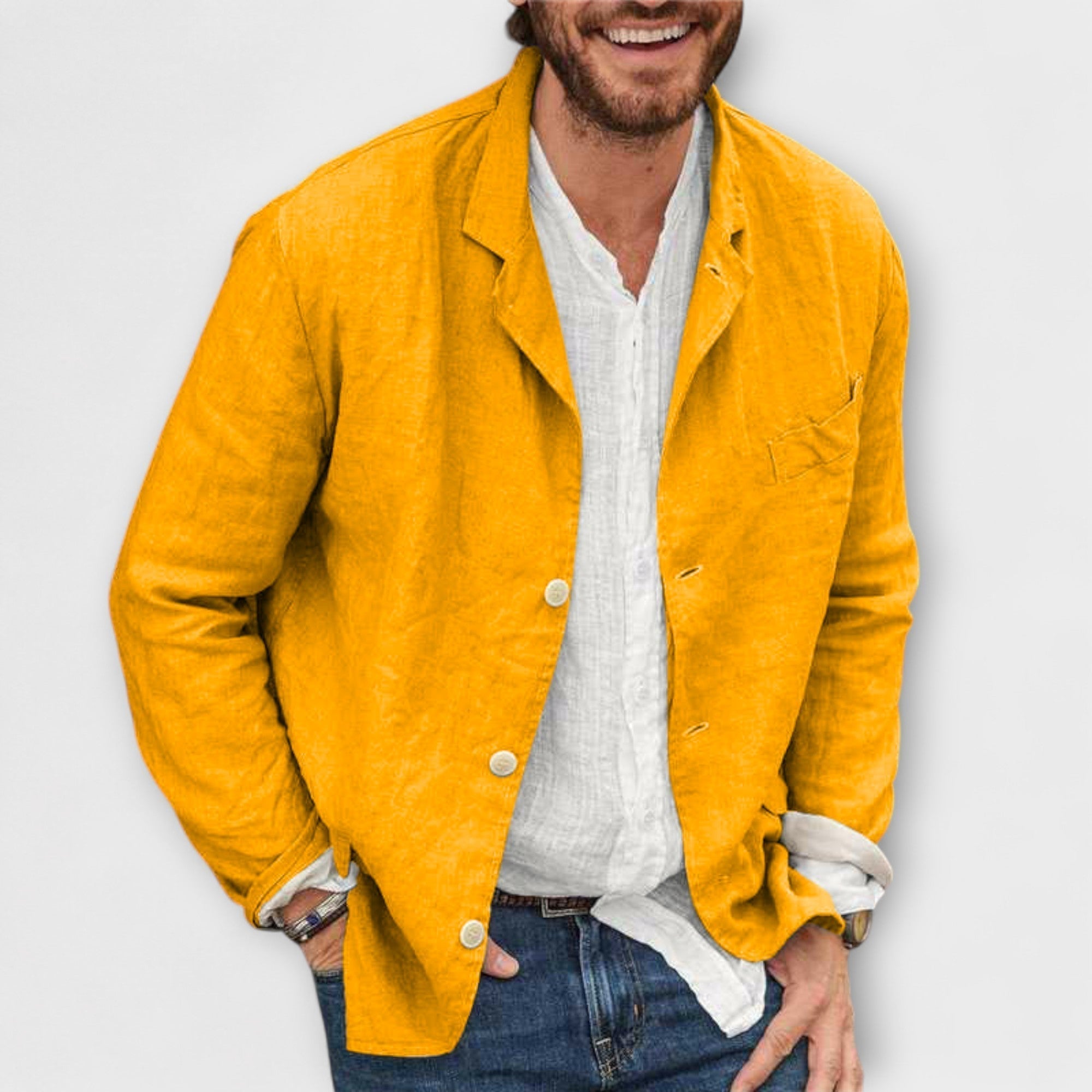 Luca | Elegant Linen Blazer