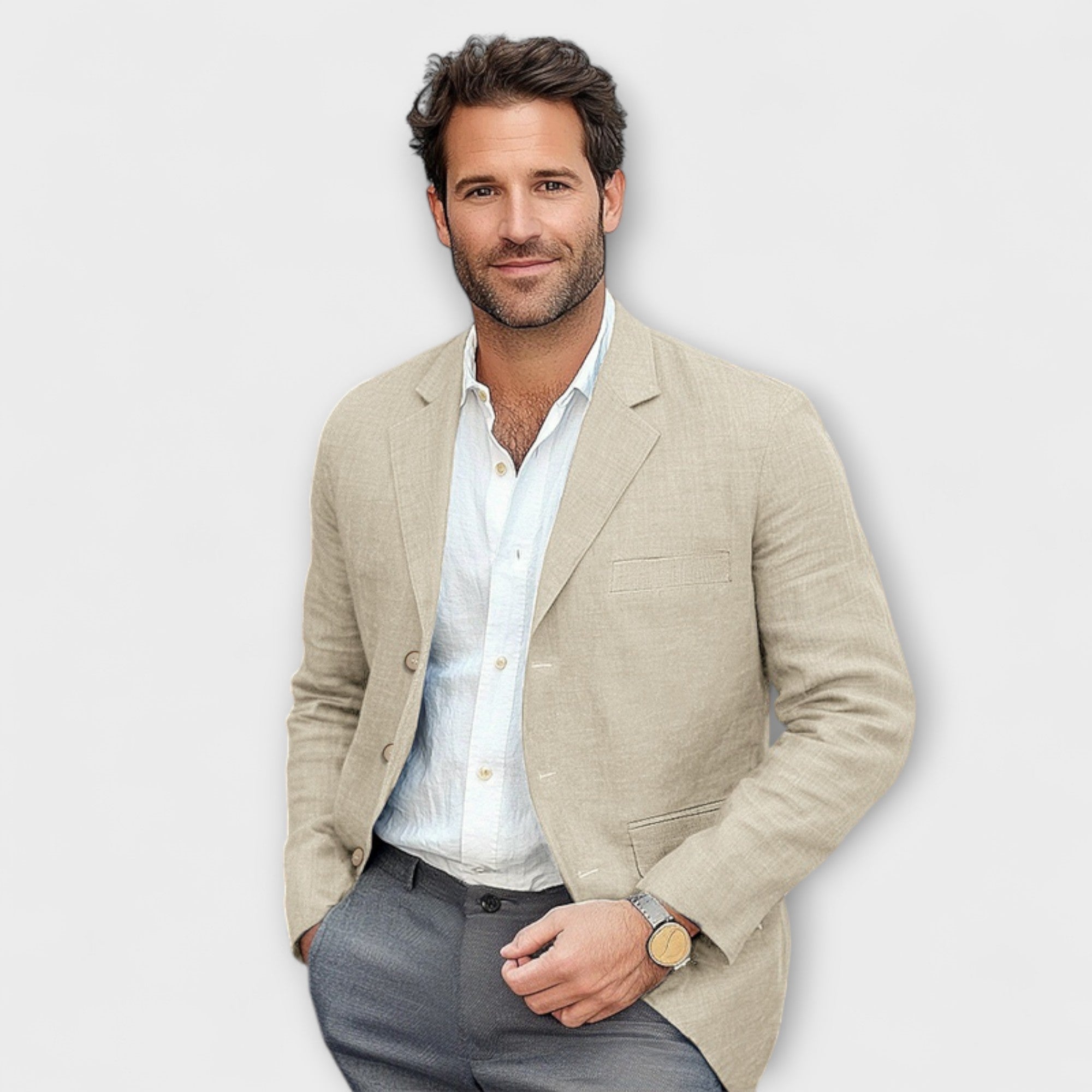 Luca | Summer Linen Breeze Jacket