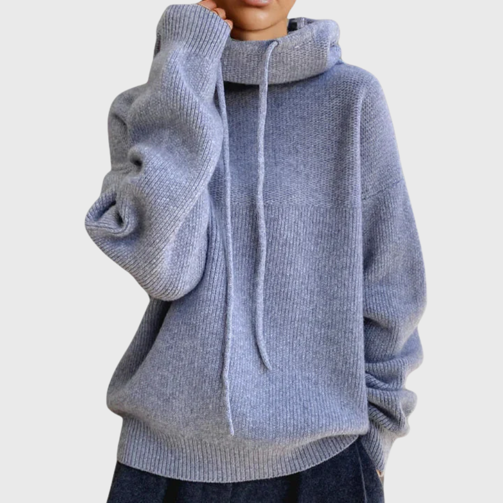 Eden | Drawstring Turtleneck Sweater
