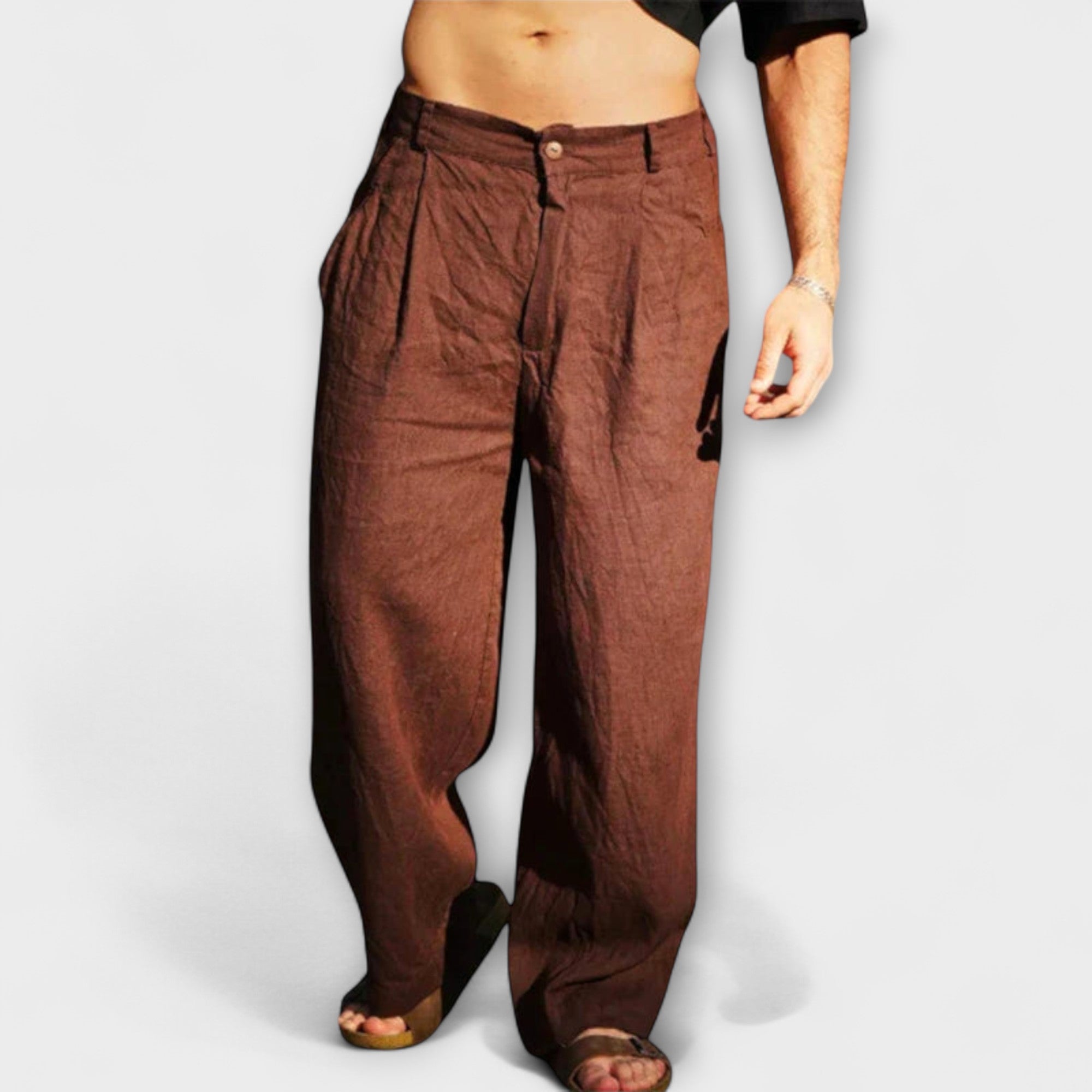 JASPER | Relaxed Linen Wide-Leg Trousers
