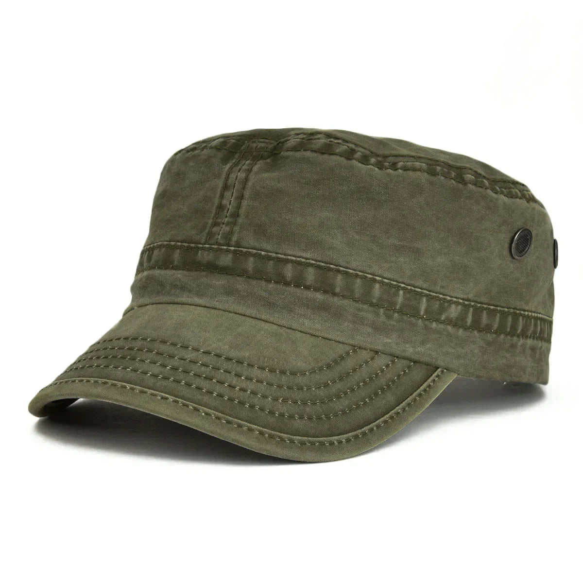 Jack | Robust vintage cap (Army Green)