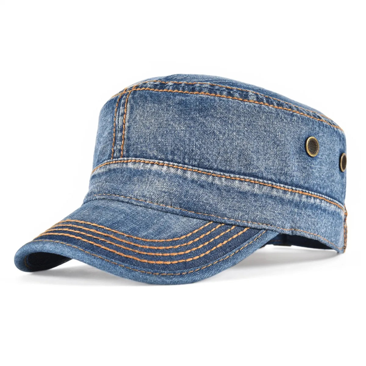 Jake | Robust vintage cap (Denim Blue)