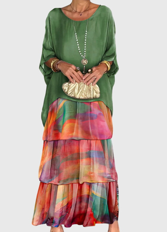 Susan™ | Robe longue et fluide élégante