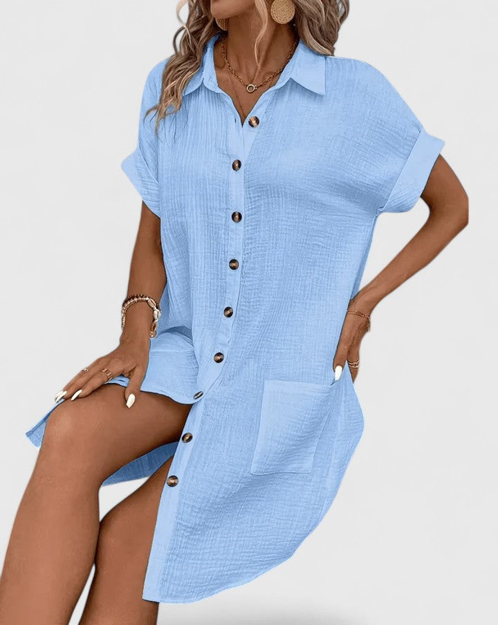 Gianelleza™ | Sophisticated Midi Summer Dress