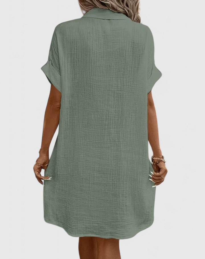 Gianelleza™ | Sophisticated Midi Summer Dress