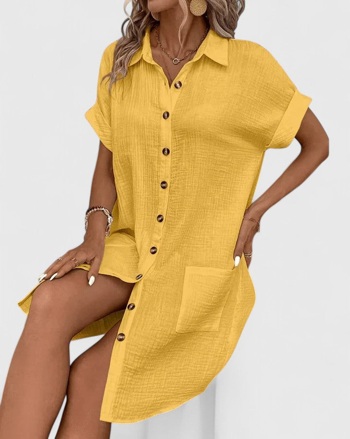 Gianelleza™ | Sophisticated Midi Summer Dress