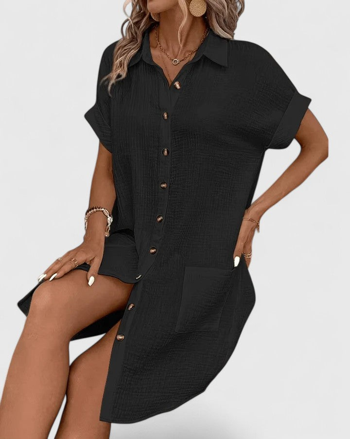 Gianelleza™ | Sophisticated Midi Summer Dress