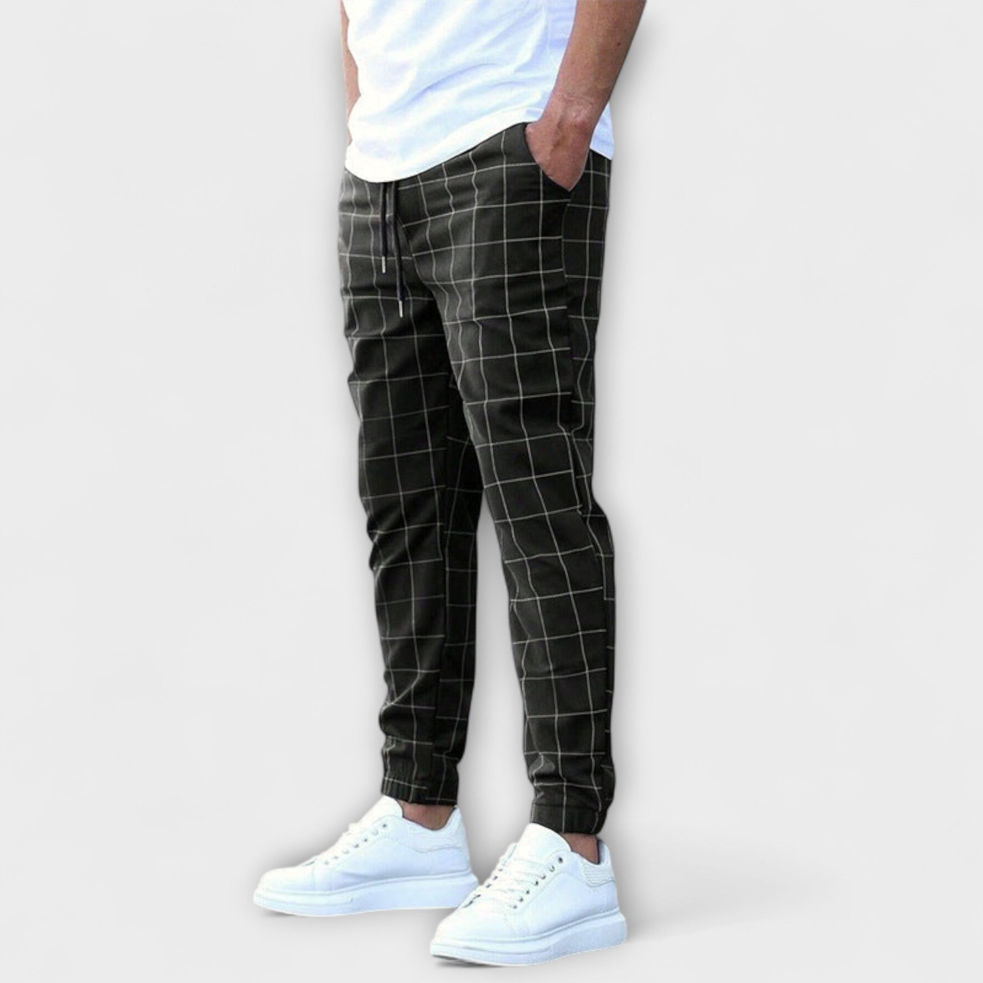 Milo | Stylish Checked Jogger Pants