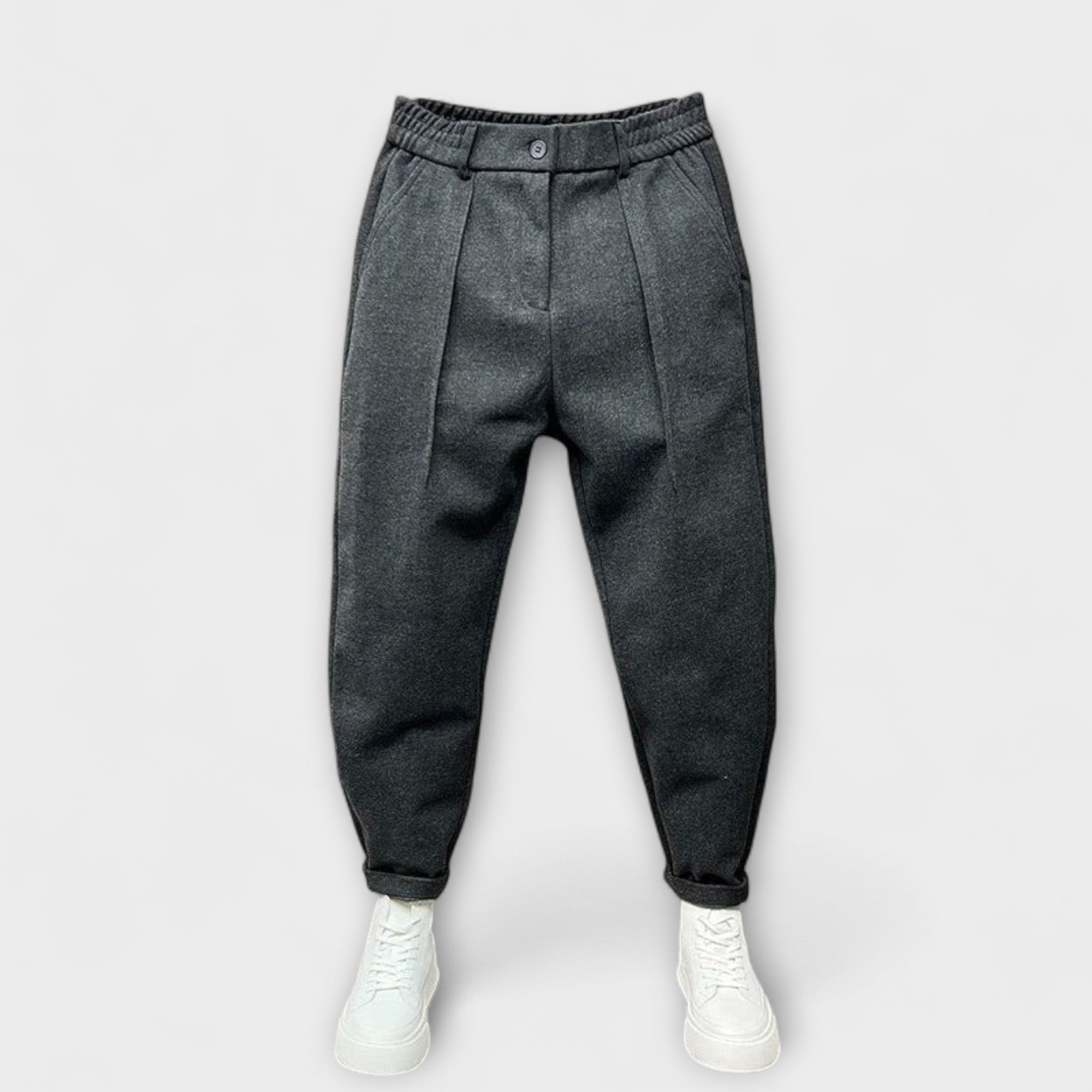 Luca | Sophisticated Mélange Trousers