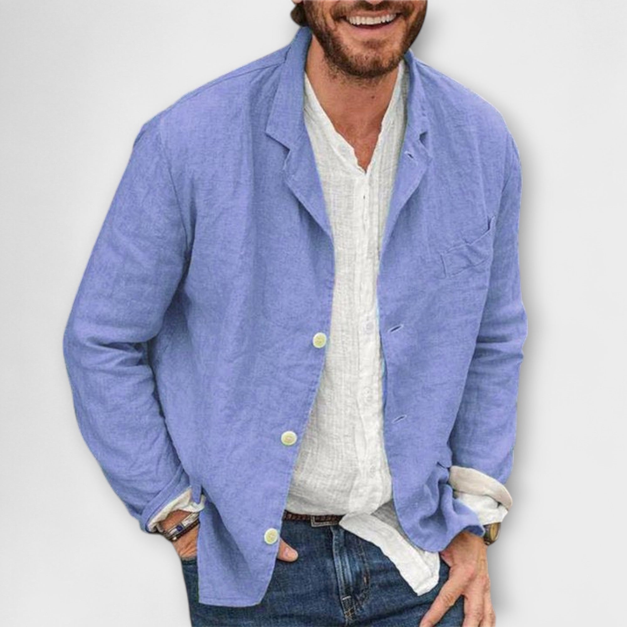Luca | Elegant Linen Blazer