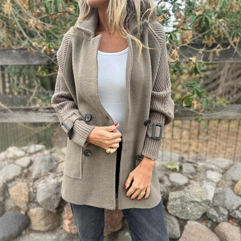 ISOLA | Mid-Length Double-Breasted Coat