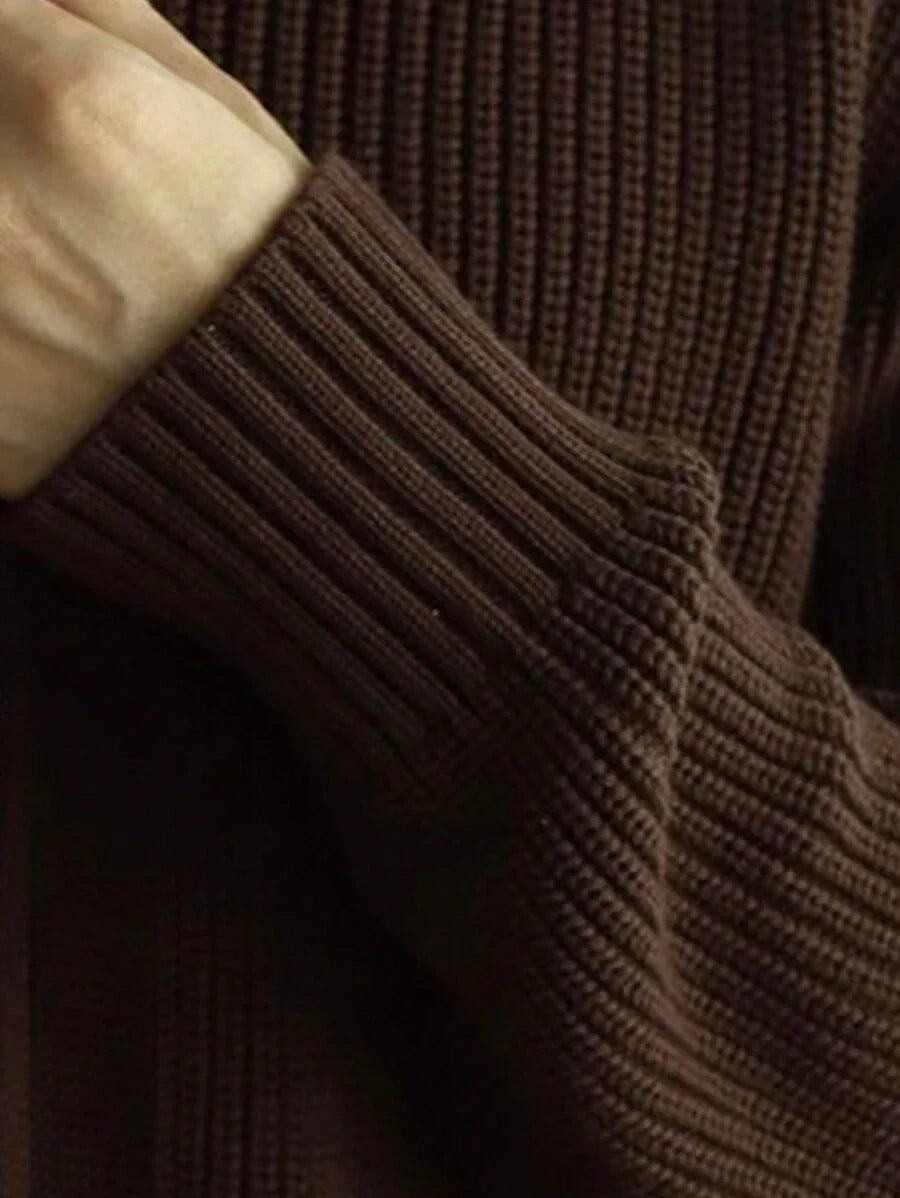 Dylan - Men's Solid Color Front Zipper Long Sleeve Simple Casual Jacket