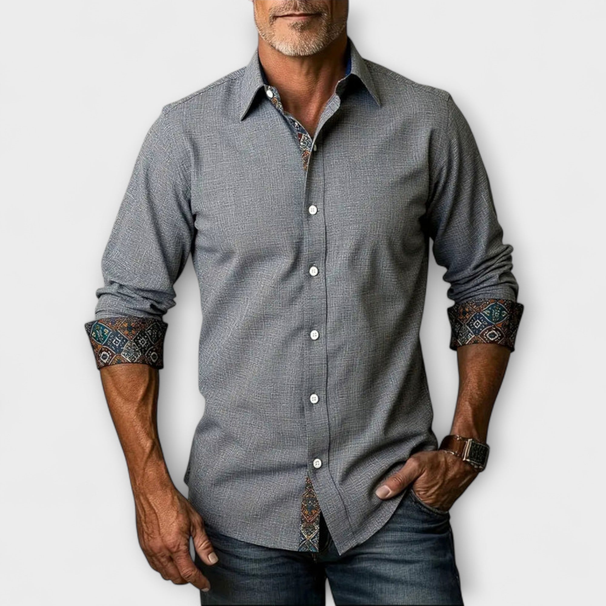 Luca | Elegant Long Sleeve Shirt