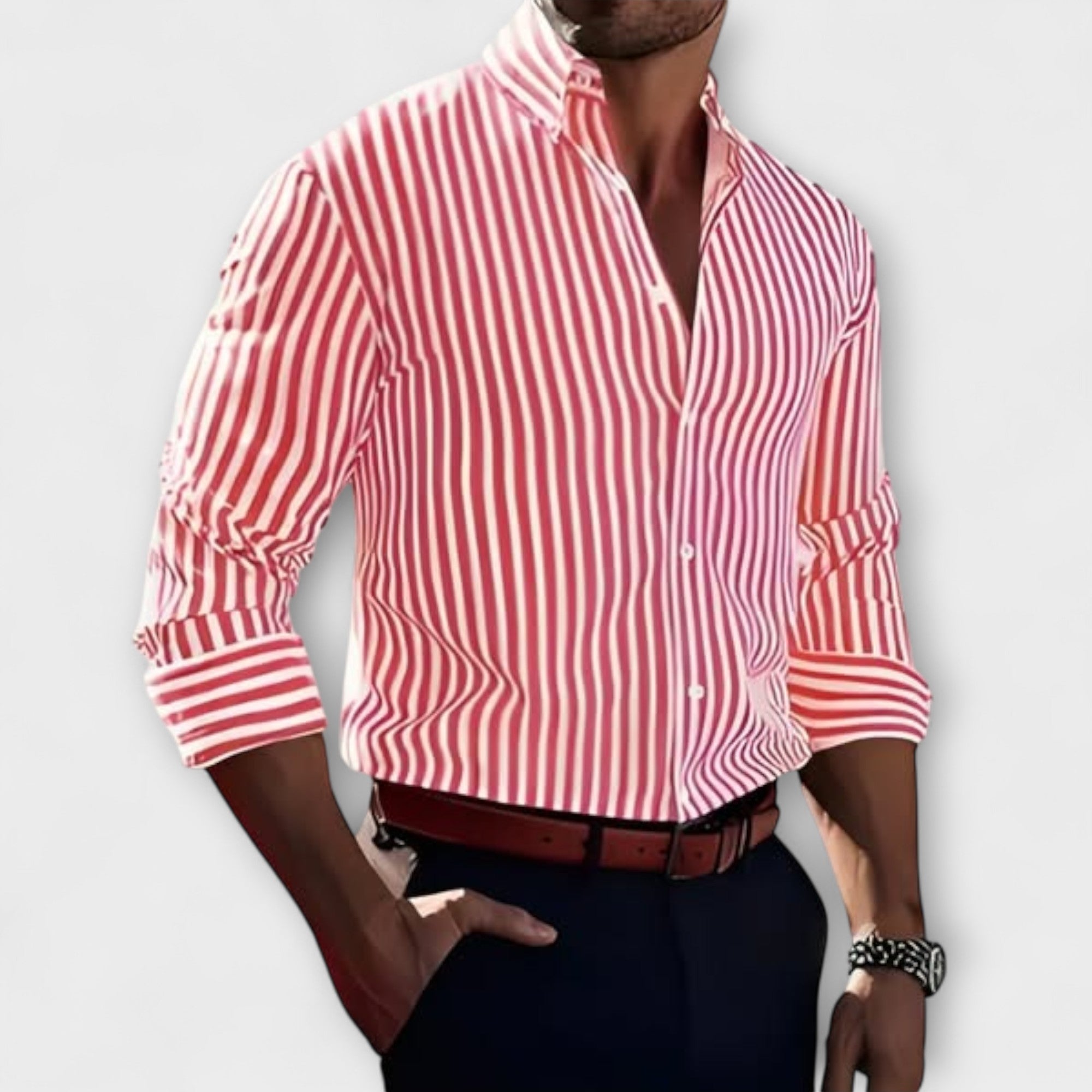 Jasper | Timeless Striped Elegance Shirt