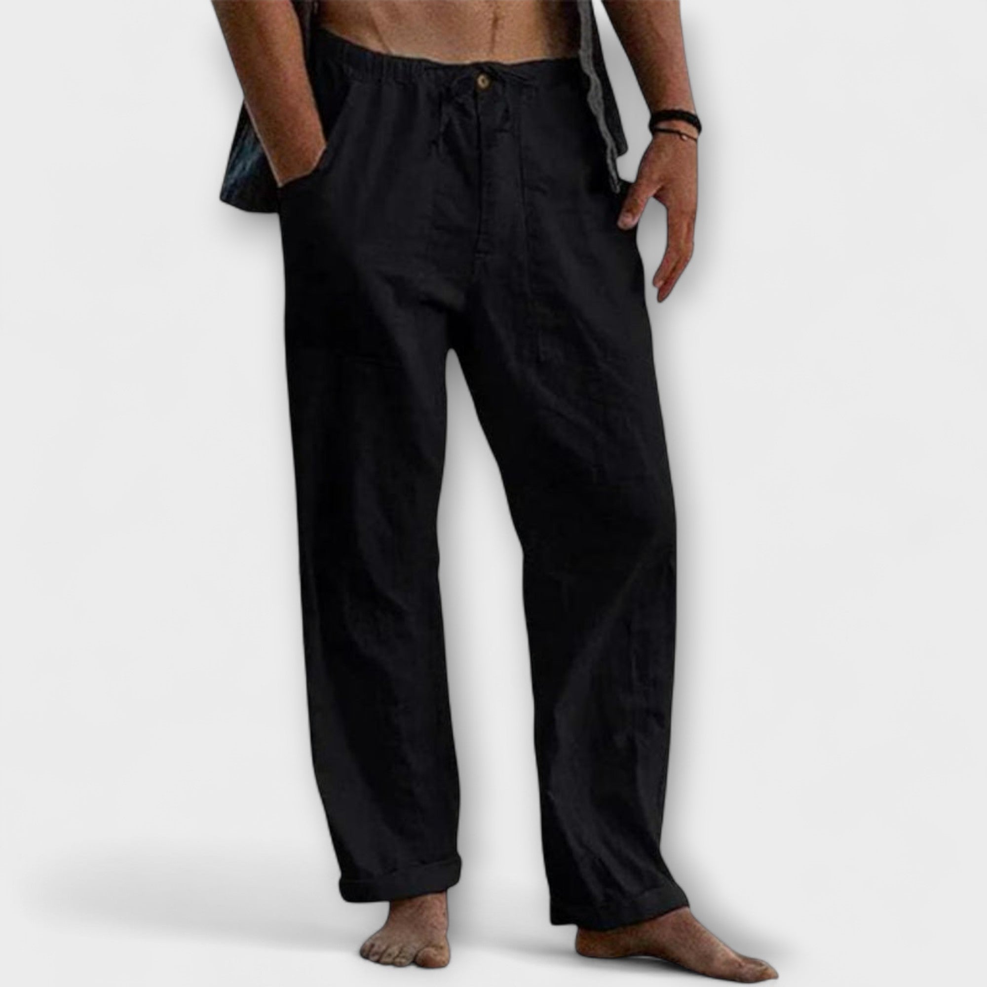 Luca | Effortless Linen Summer Trousers