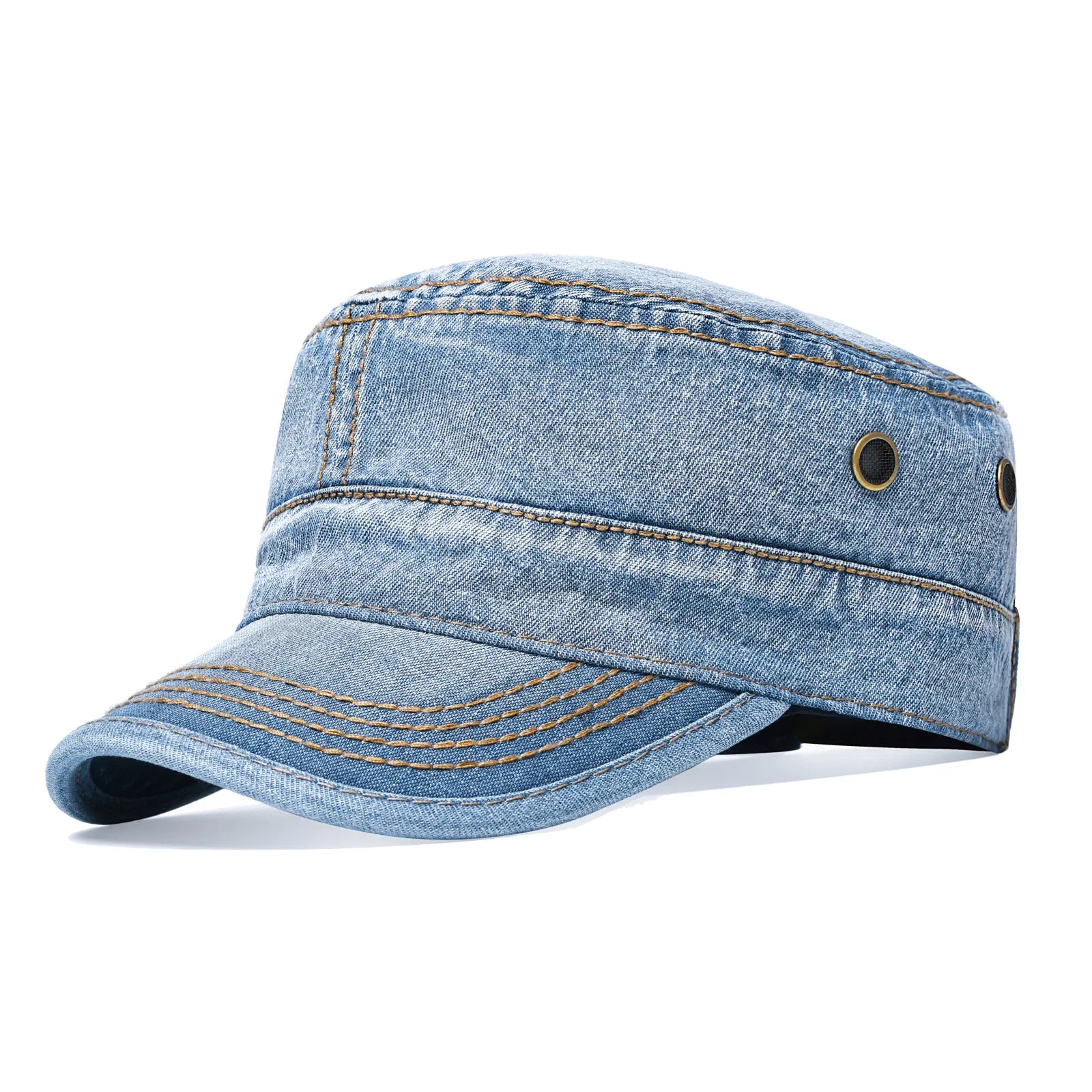 Cole | Robust vintage cap (Light Denim)