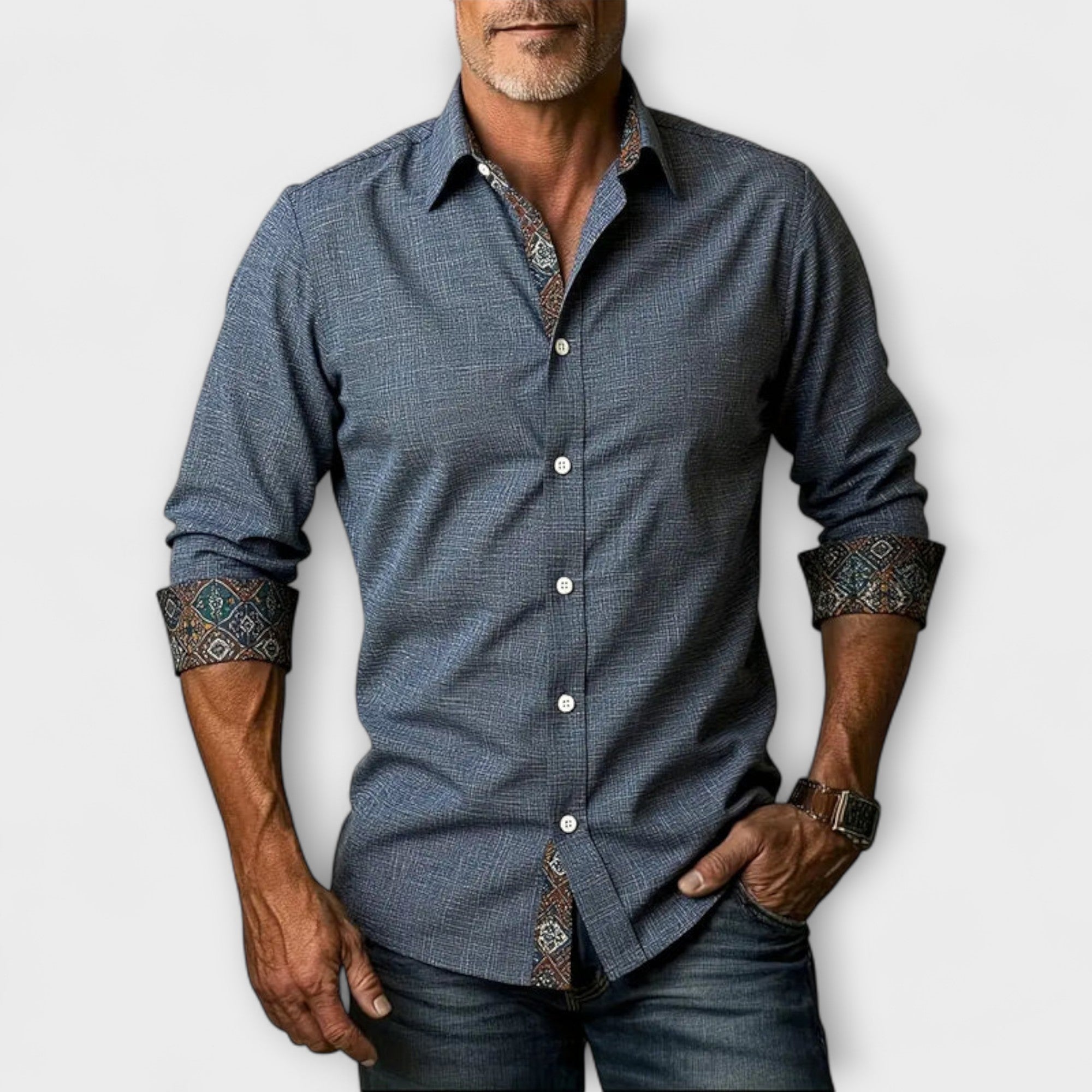 Luca | Elegant Long Sleeve Shirt