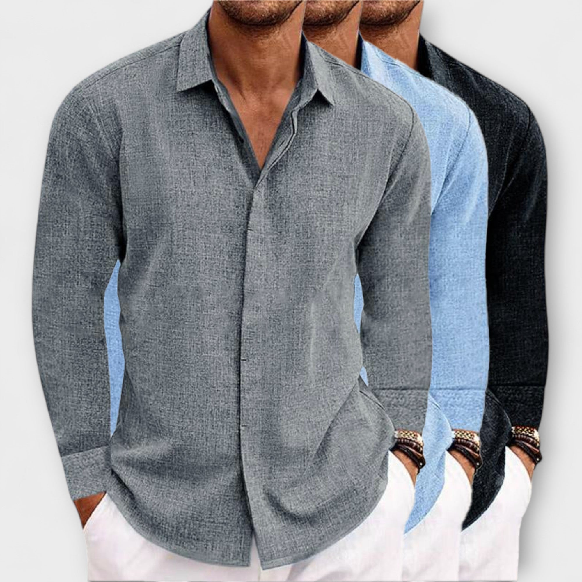 Jasper | Versatile Long Sleeve Comfort Shirt