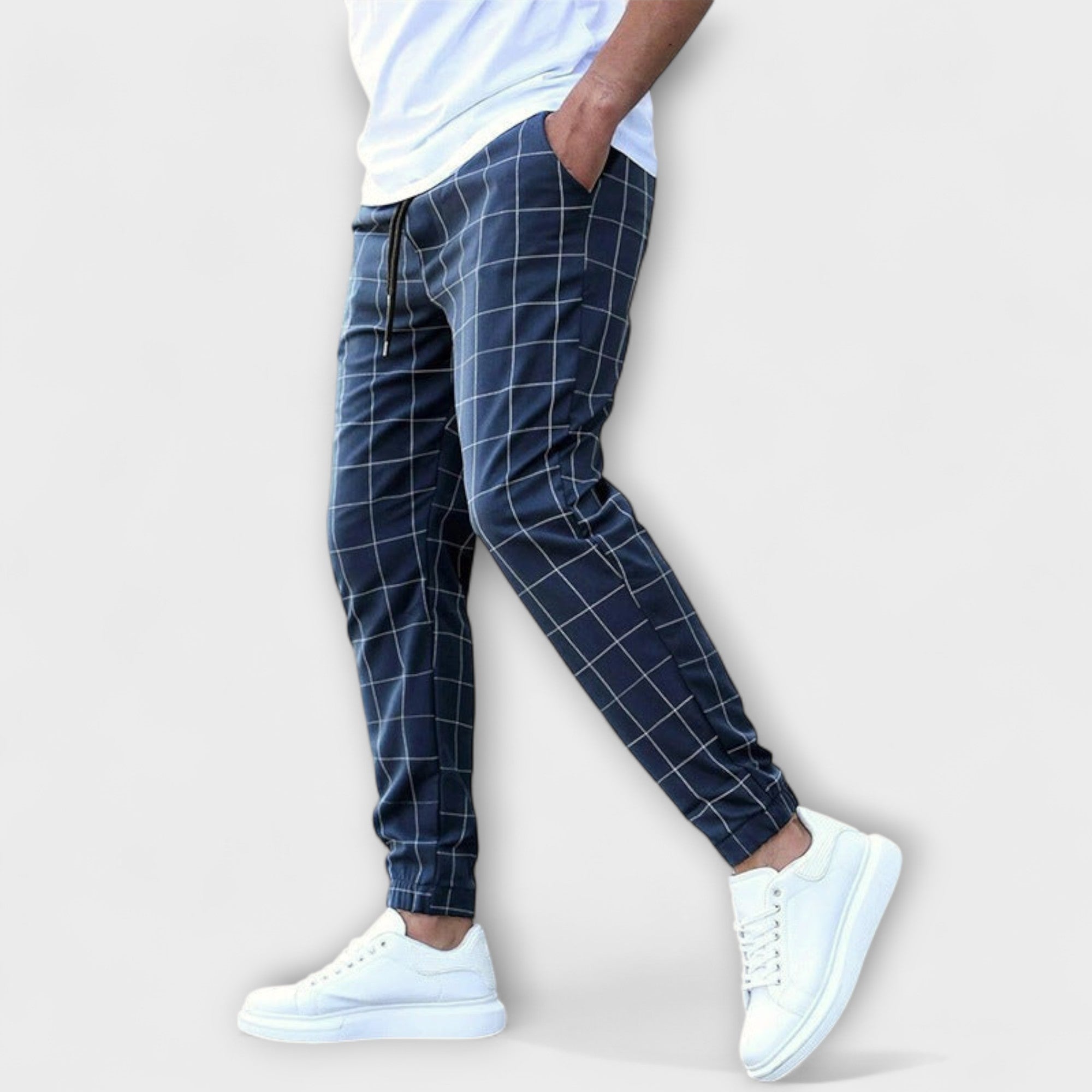 Milo | Stylish Checked Jogger Pants