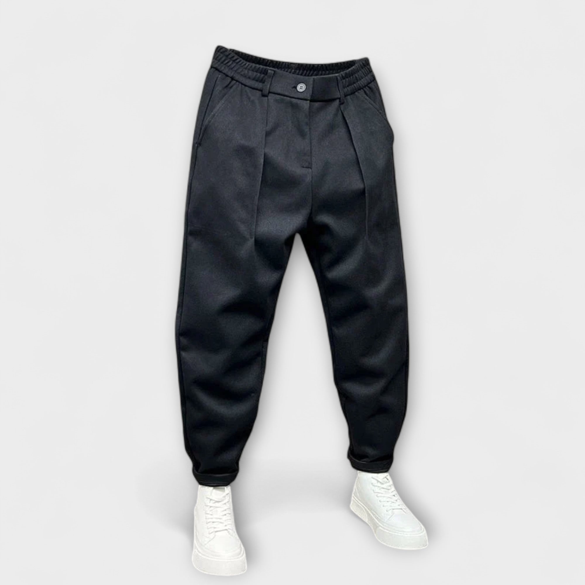 Luca | Sophisticated Mélange Trousers
