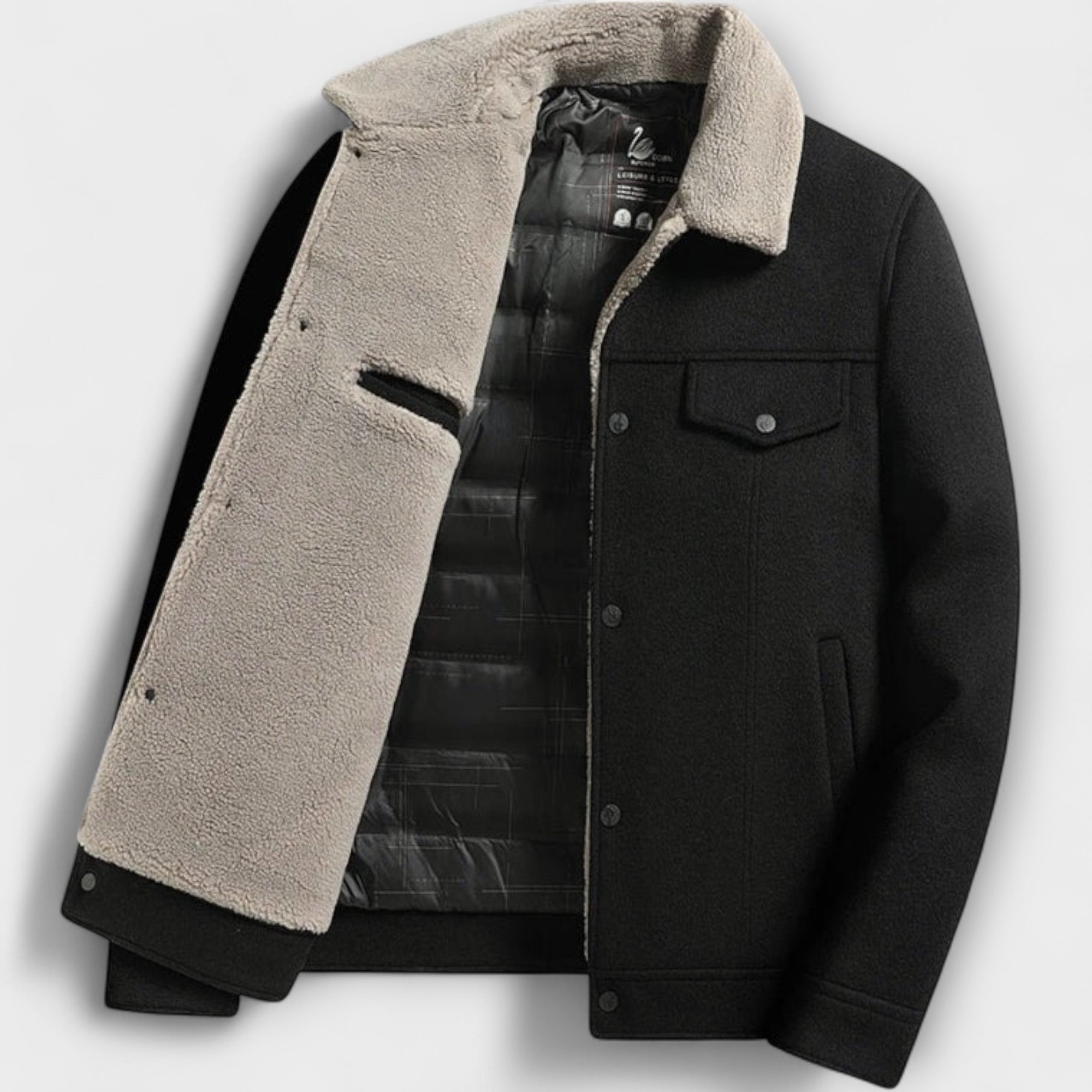 Luca | Luxurious Sherpa Wool Jacket