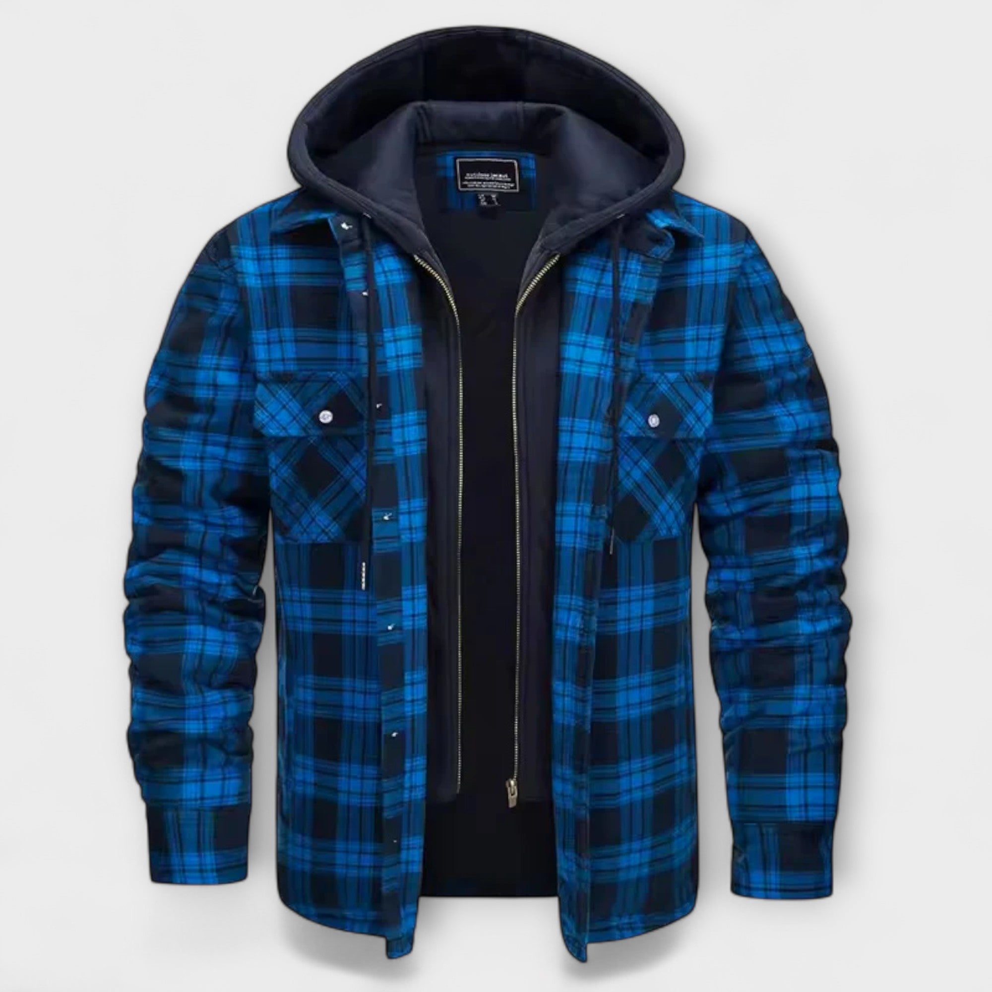 Jasper | Cozy Check Hooded Outerwear