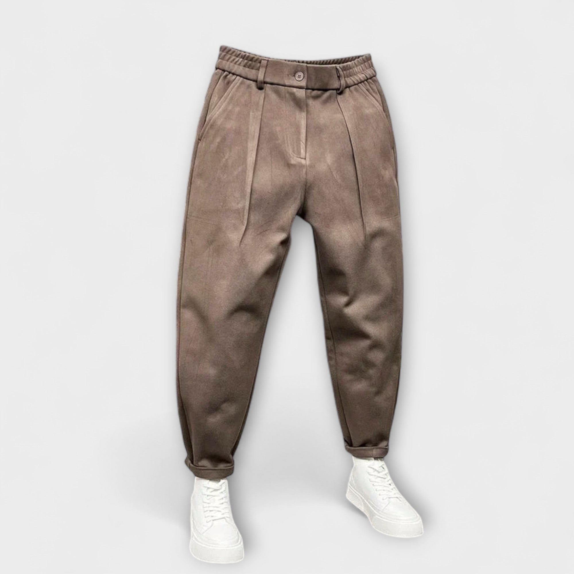 Luca | Sophisticated Mélange Trousers