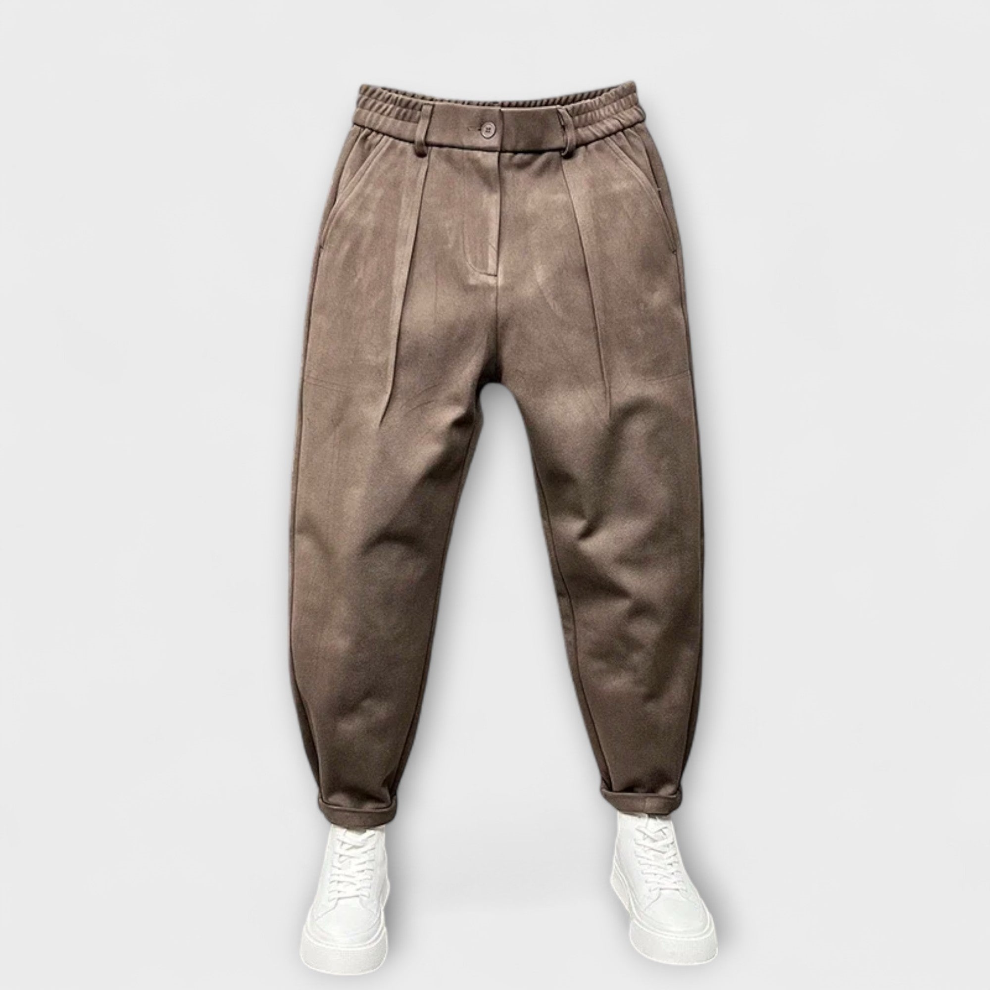 Luca | Sophisticated Mélange Trousers