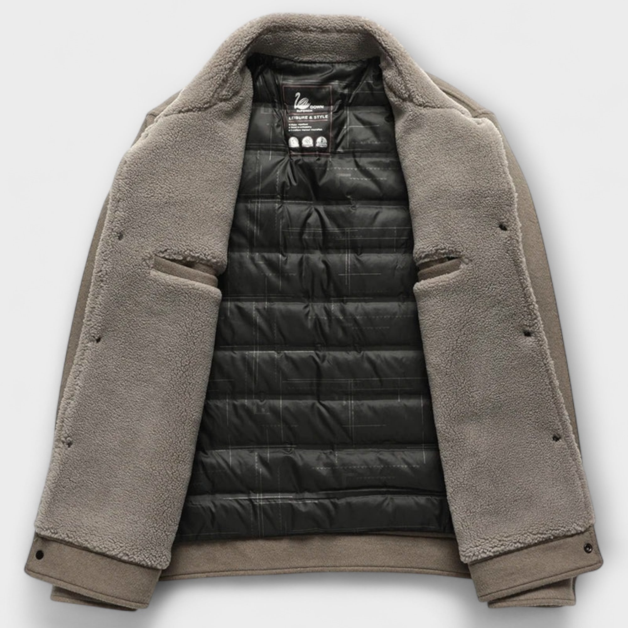 Luca | Luxurious Sherpa Wool Jacket