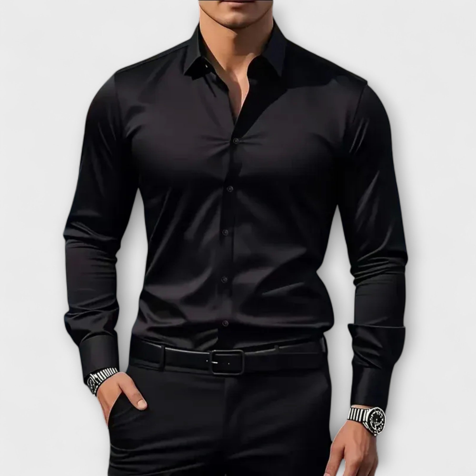 Jasper | Luxe Long Sleeve Breathable Shirt