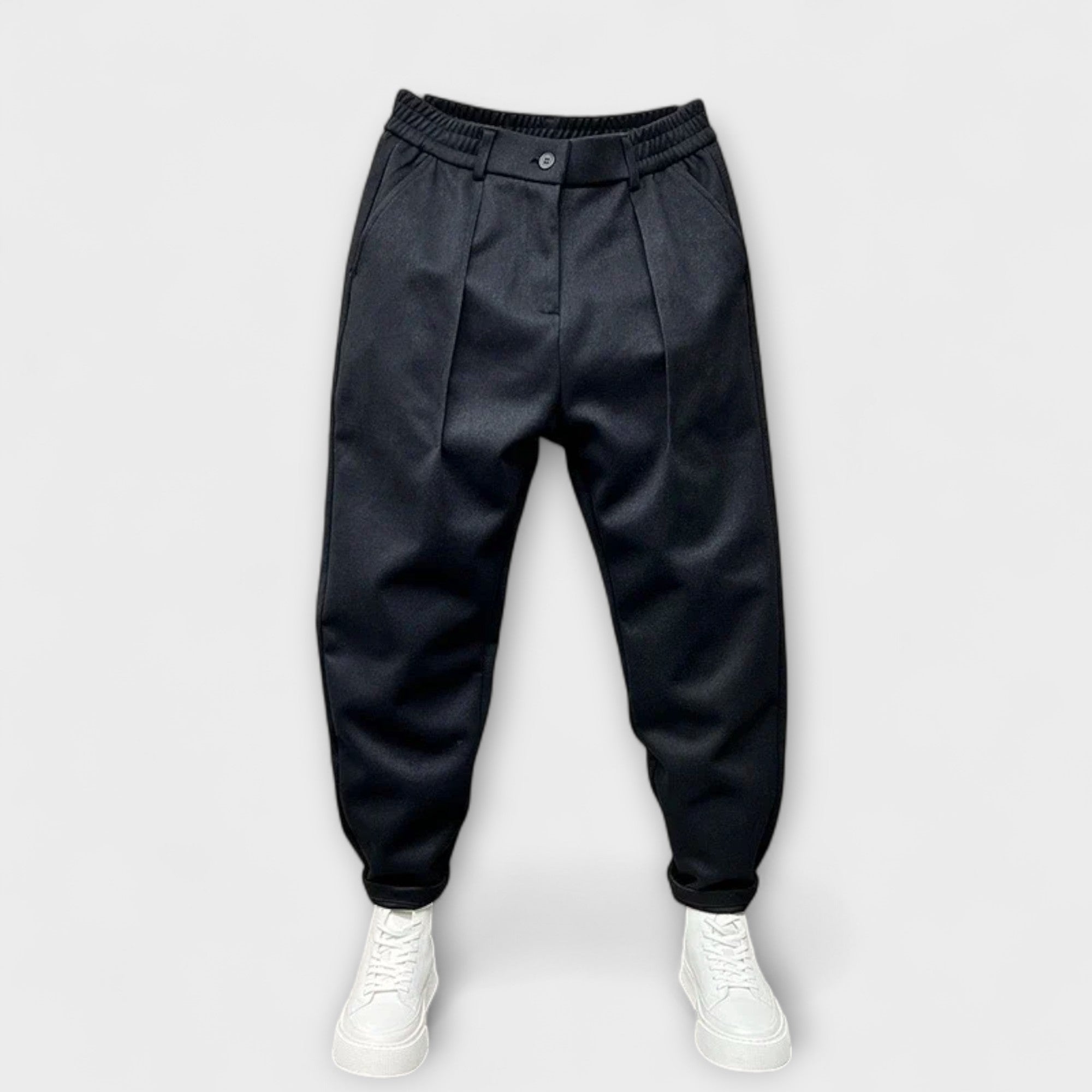 Luca | Sophisticated Mélange Trousers